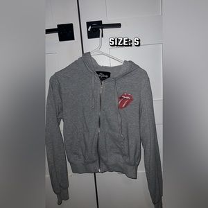 Light gray Rolling Stones jacket